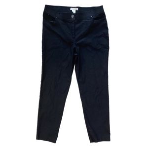 2/$5 Retrology Black Tapered Ankle Pants  - Size 16
